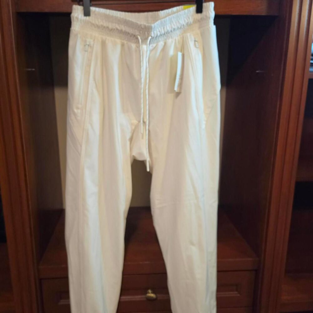 All-in-motion Women's White and Cream Joggers-tracksuits